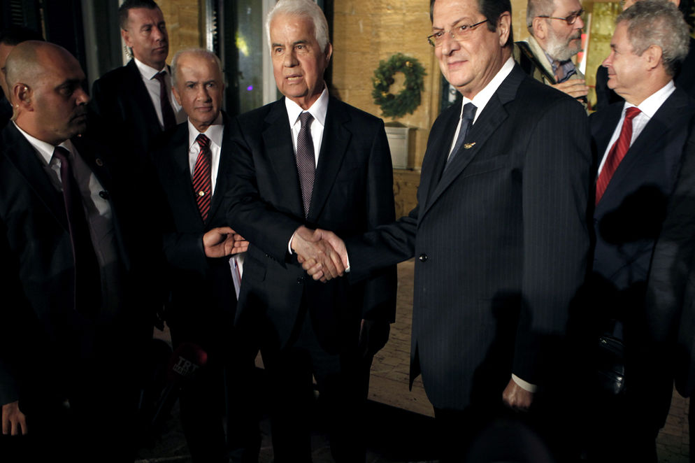 First meeting tomorrow between President Anastasiades & T/C leader Eroglu