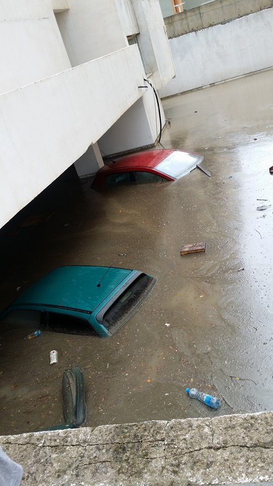 More photos from flooded Nicosia