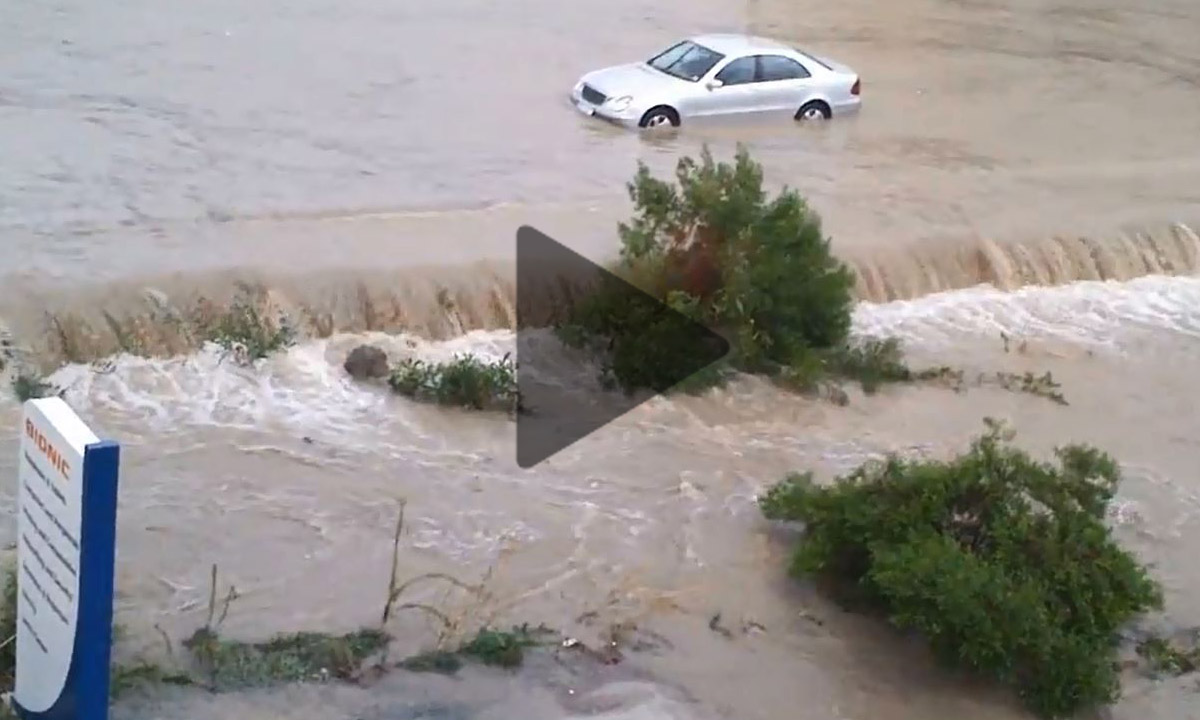 Nicosia after 20 minutes of rain