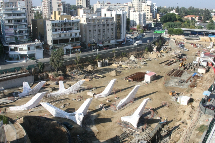 Work finally resuming at Nicosia's Eleftheria Square