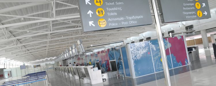 larnaca airport check in departures