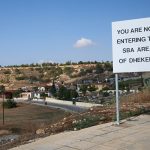 Dhekelia military base entrance