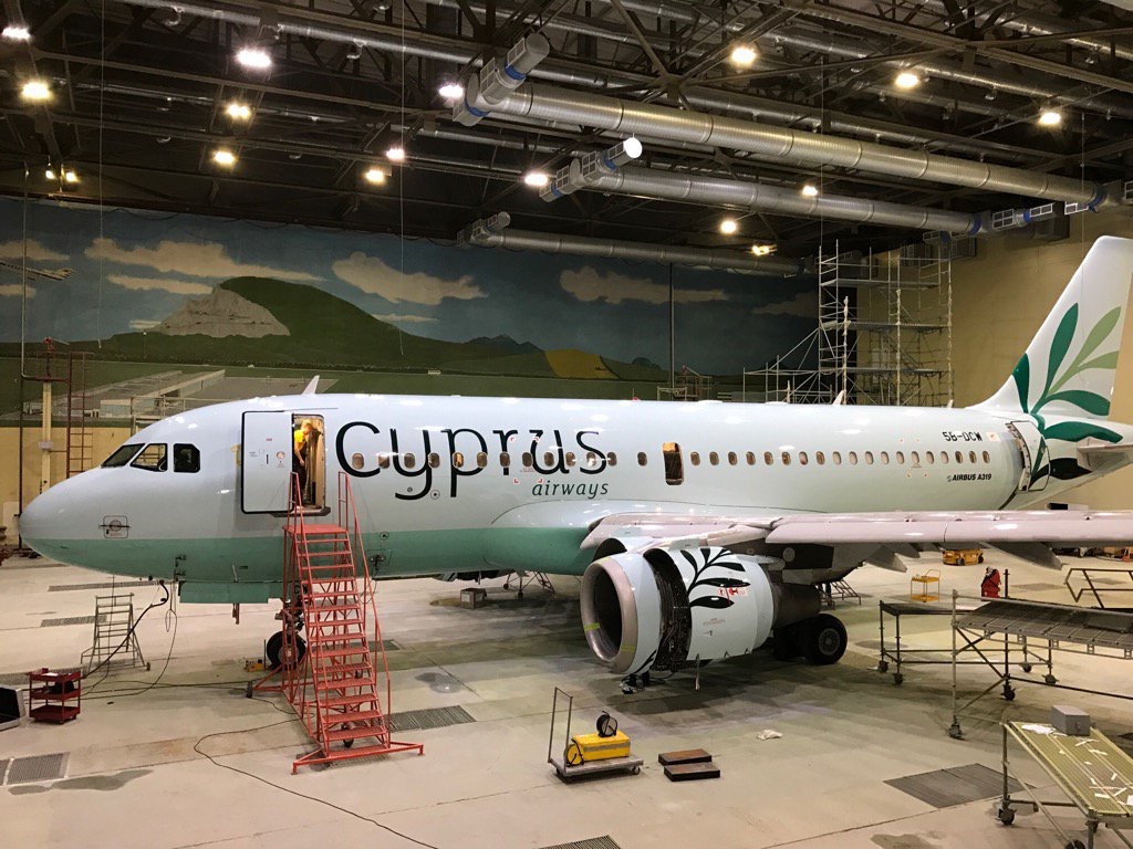 The new Cyprus Airways design