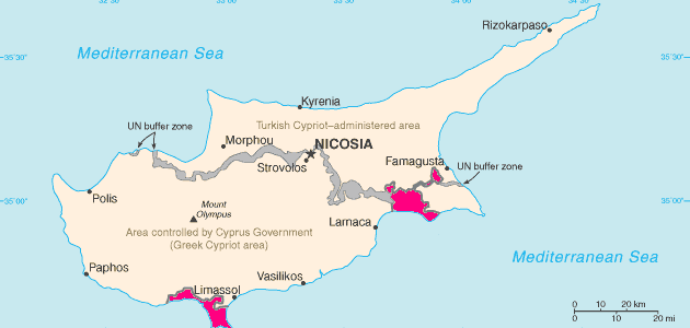 Cyprus british sovereign area